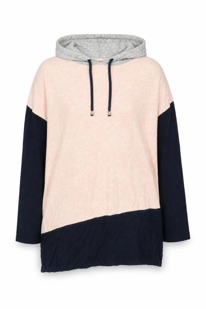 Wallis Womens Pink  Viscose Pullover Hoodie Size 12  Pullover