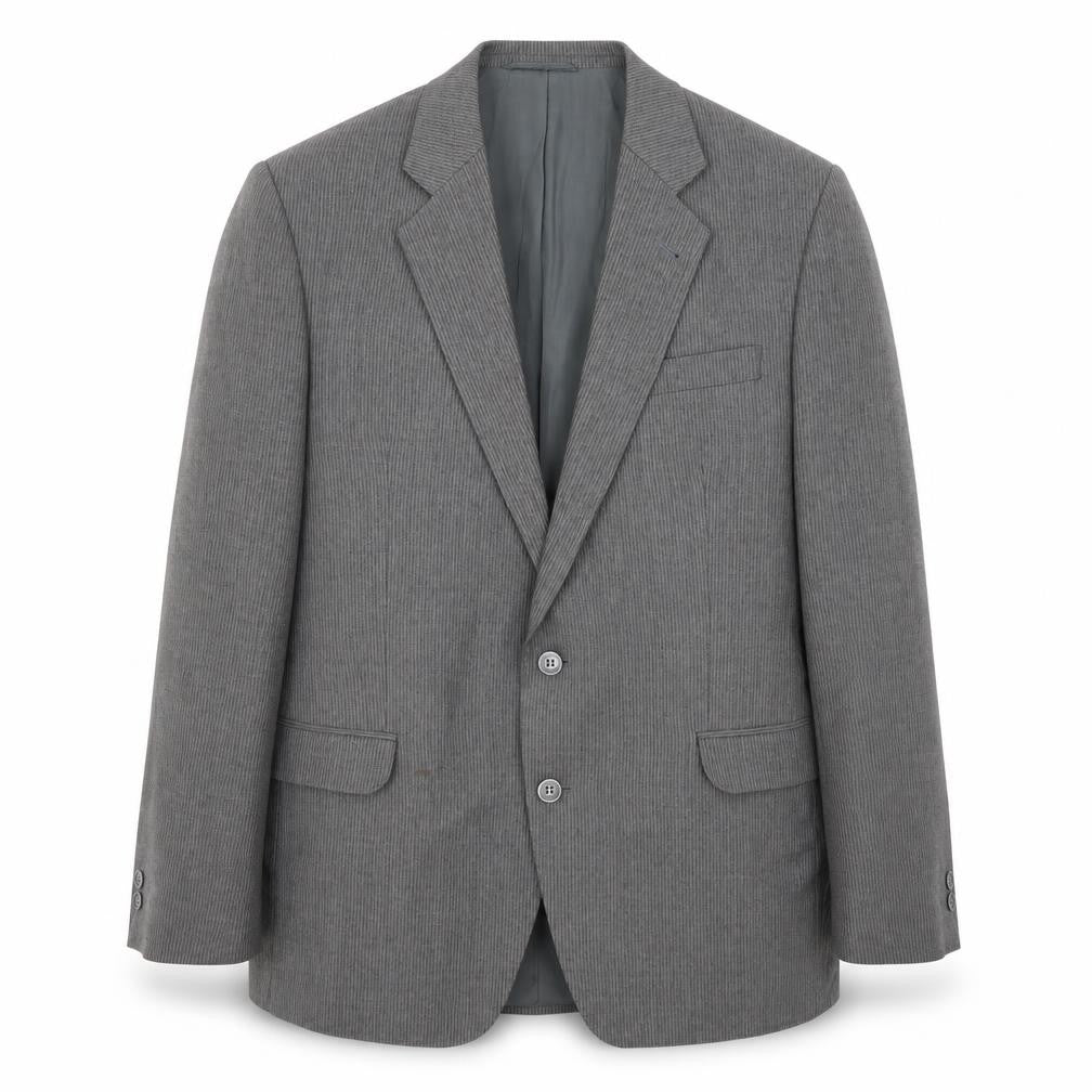Skopes Mens Grey Striped Wool Jacket Suit Jacket