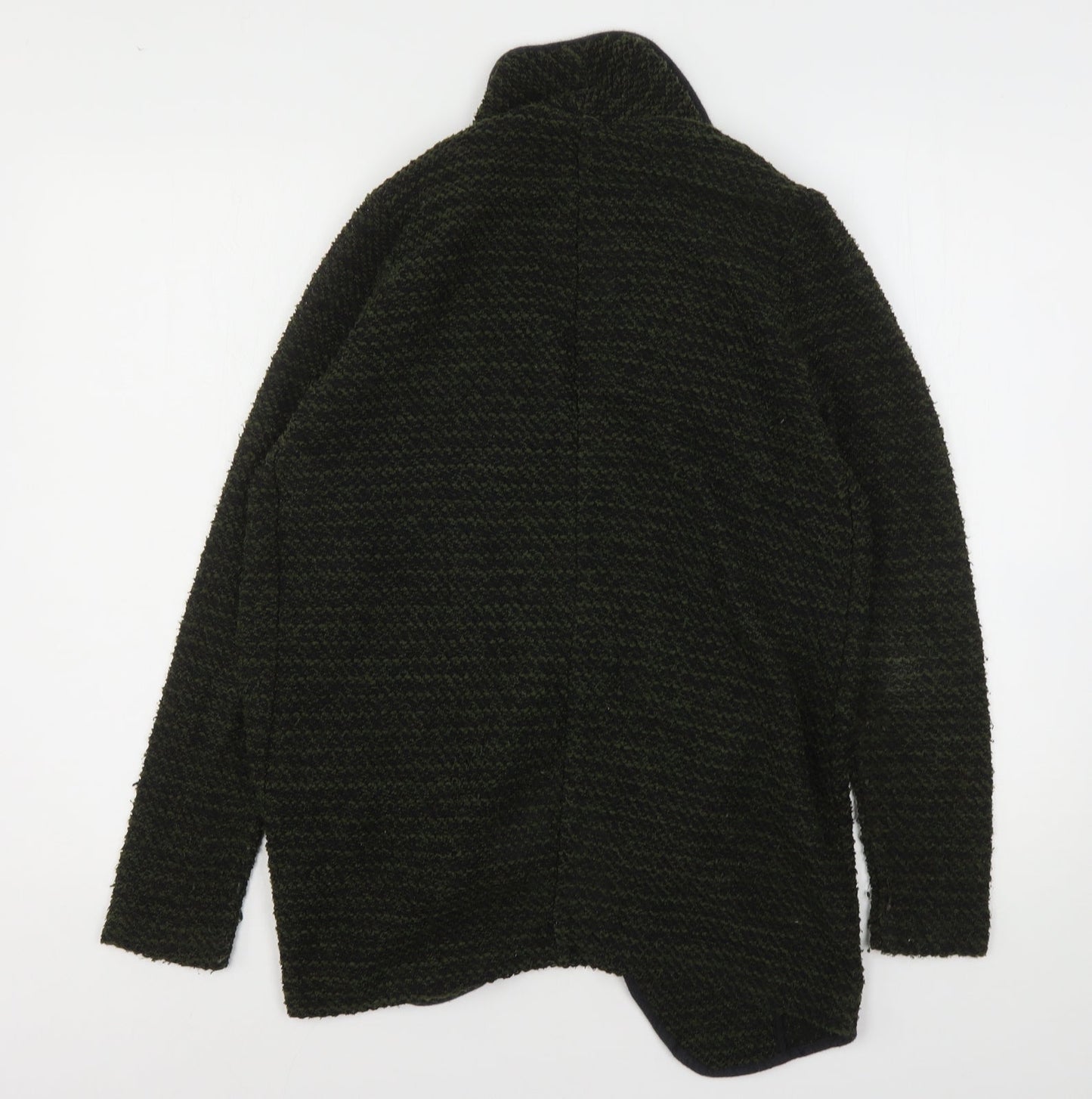 New Look Womens Green V-Neck  Polyester Cardigan Jumper Size 10