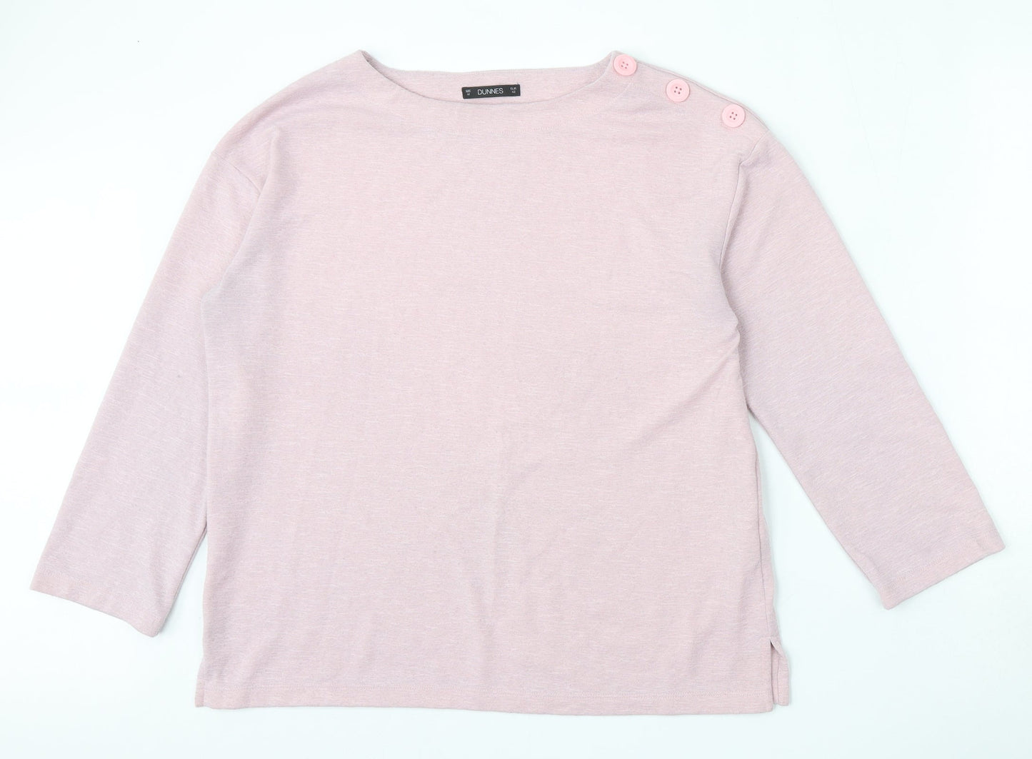 Dunnes Stores Womens Pink  Polyester Pullover Sweatshirt Size M