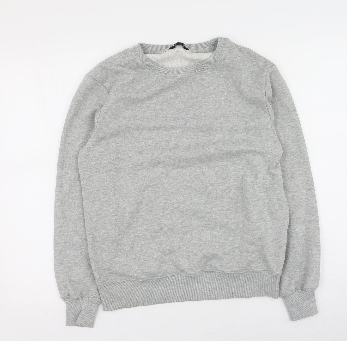 Peacocks Mens Grey  Polyester Pullover Sweatshirt Size S