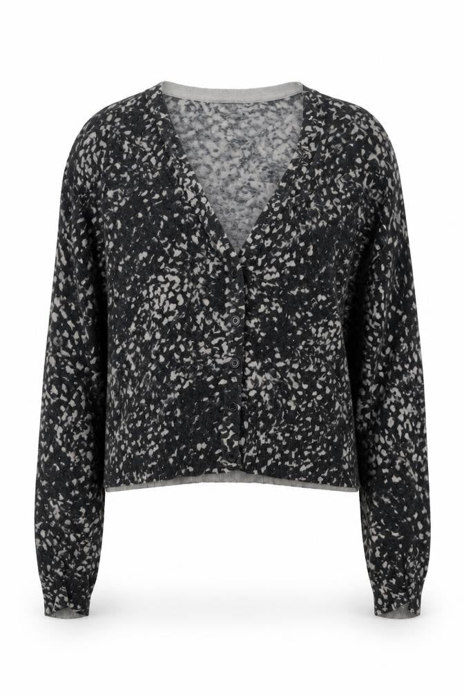 H&M Womens Multicoloured V-Neck  Viscose Cardigan Jumper Size M