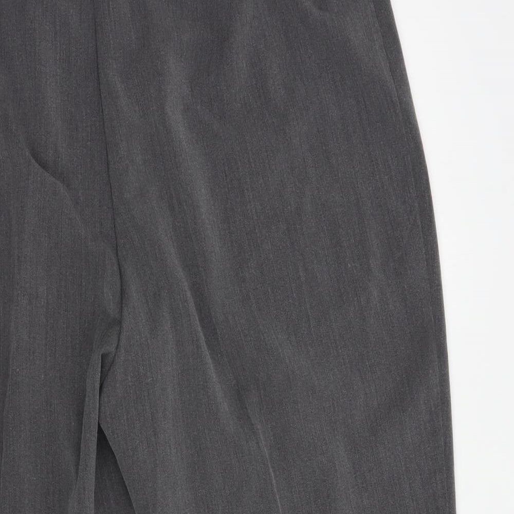 Sarah Hamilton Womens Grey  Polyester Dress Pants Trousers Size 22 L26 in Regular