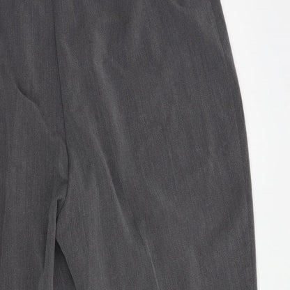 Sarah Hamilton Womens Grey  Polyester Dress Pants Trousers Size 22 L26 in Regular