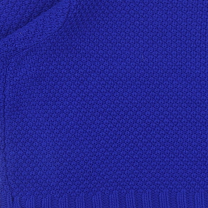 Preloved Evie Womens Blue Round Neck  Acrylic Pullover Jumper Size 8 - Label