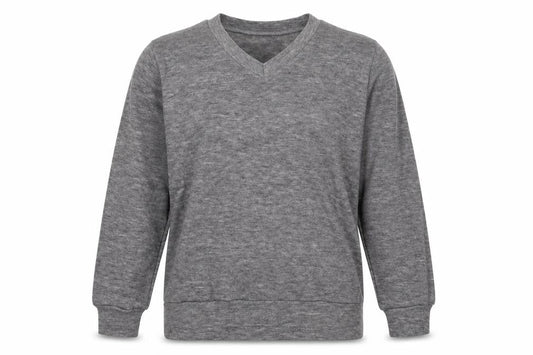 AOWO73 Womens Grey  Polyester Pullover Sweatshirt Size M  Pullover