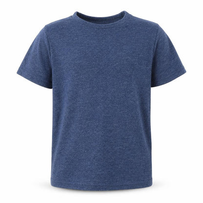 URBN DEPT  Boys Blue  Cotton Basic T-Shirt Size 4 Years Round Neck Pullover