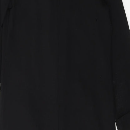 Preloved Atmosphere Womens Black V-Neck  Polyester Cardigan Jumper Size 8 - Label
