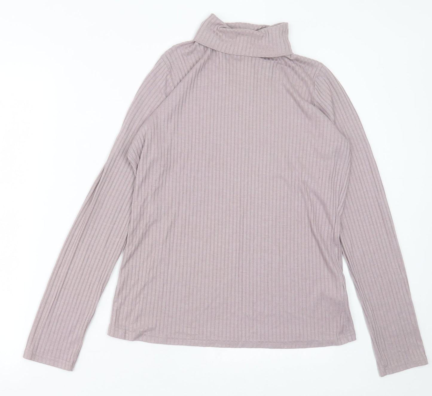 NEXT Womens Purple Roll Neck  Viscose Pullover Jumper Size 14