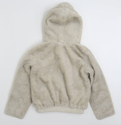 Next Girls Beige   Jacket  Size 9 Years  Zip