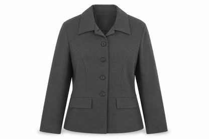 Paragon Womens Grey   Jacket Blazer Size 10  Button