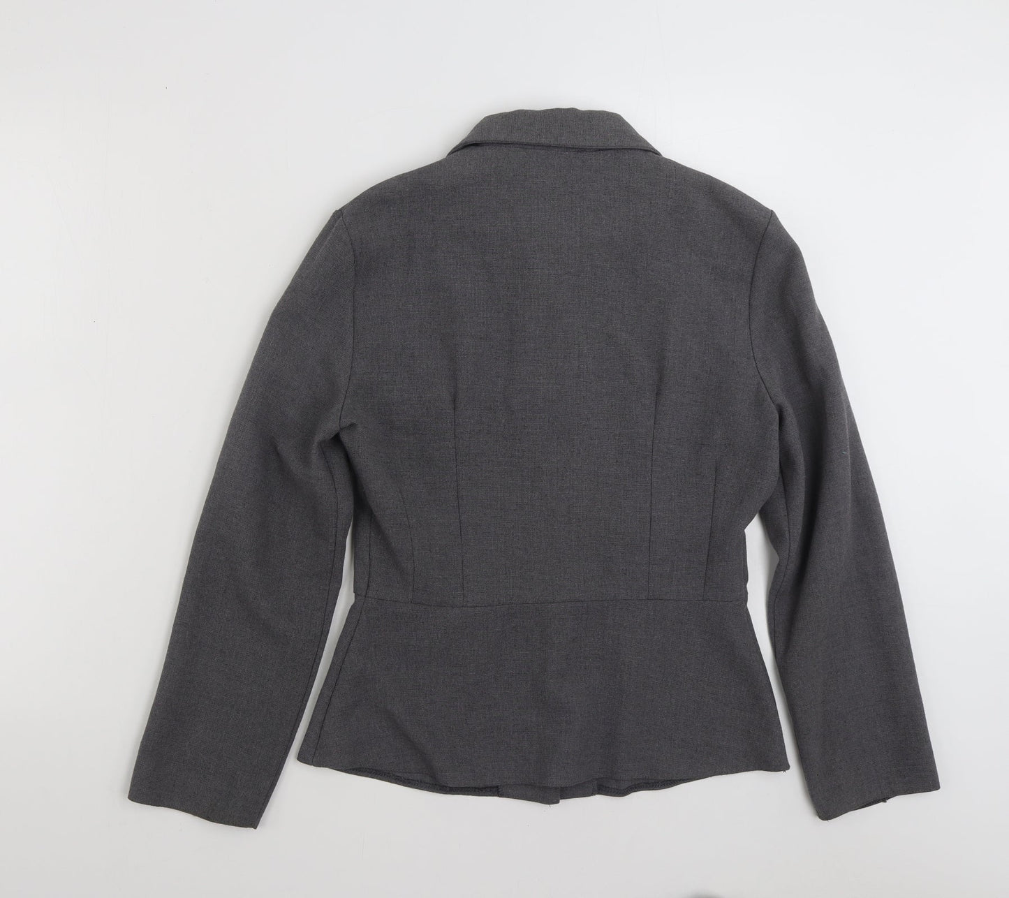Paragon Womens Grey   Jacket Blazer Size 10  Button
