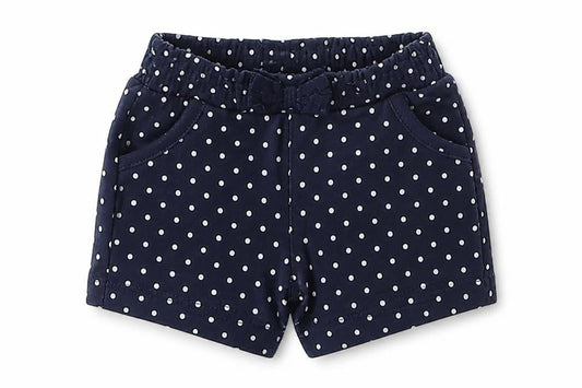 Young Division Girls Blue Polka Dot 100% Cotton Cropped Trousers Size 12-18 Months