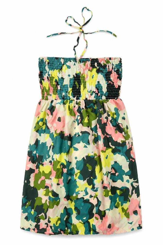 Primark Womens Multicoloured Camouflage Polyester A-Line  Size M  Halter Pullover