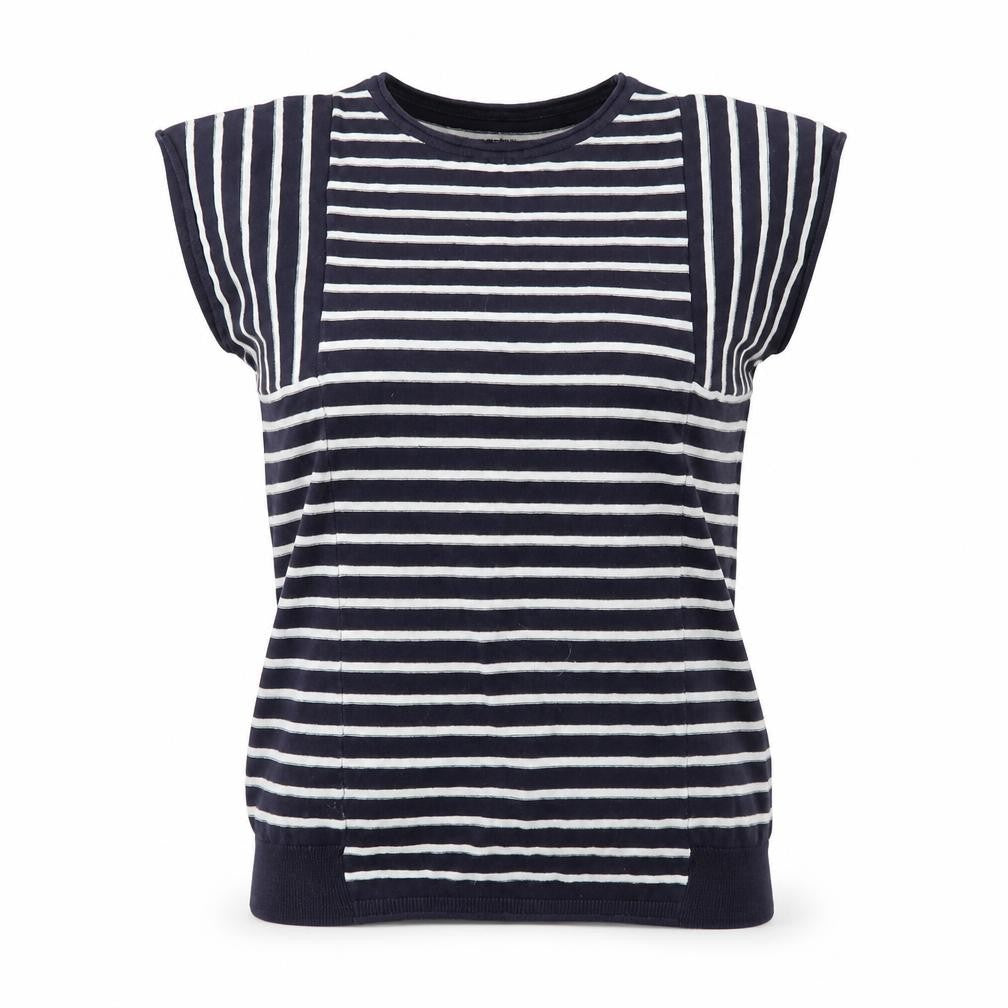 NEXT Womens Multicoloured Round Neck Striped Cotton Pullover Jumper Size 8