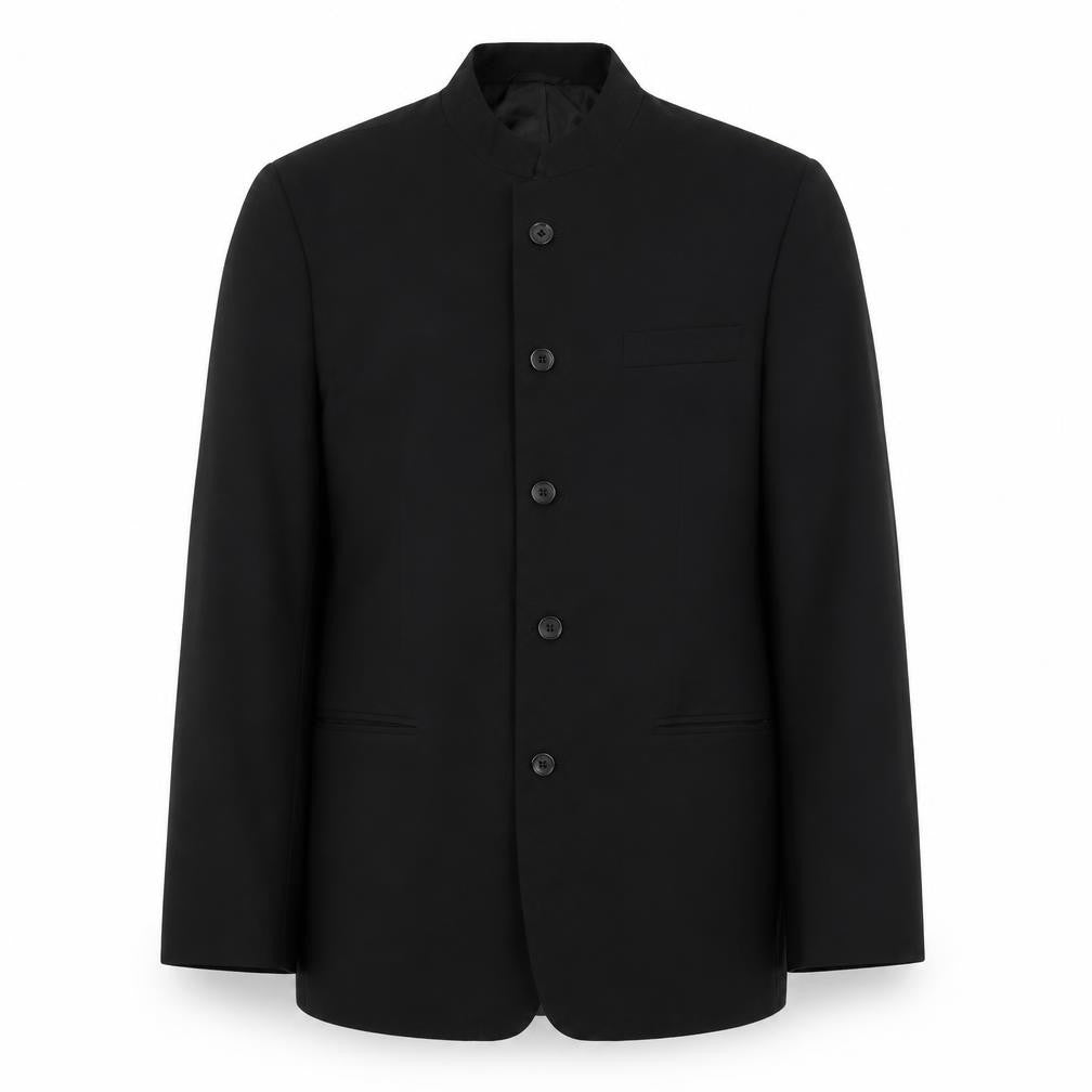 Taylor & Reece Mens Black  Polyester Jacket Suit Jacket