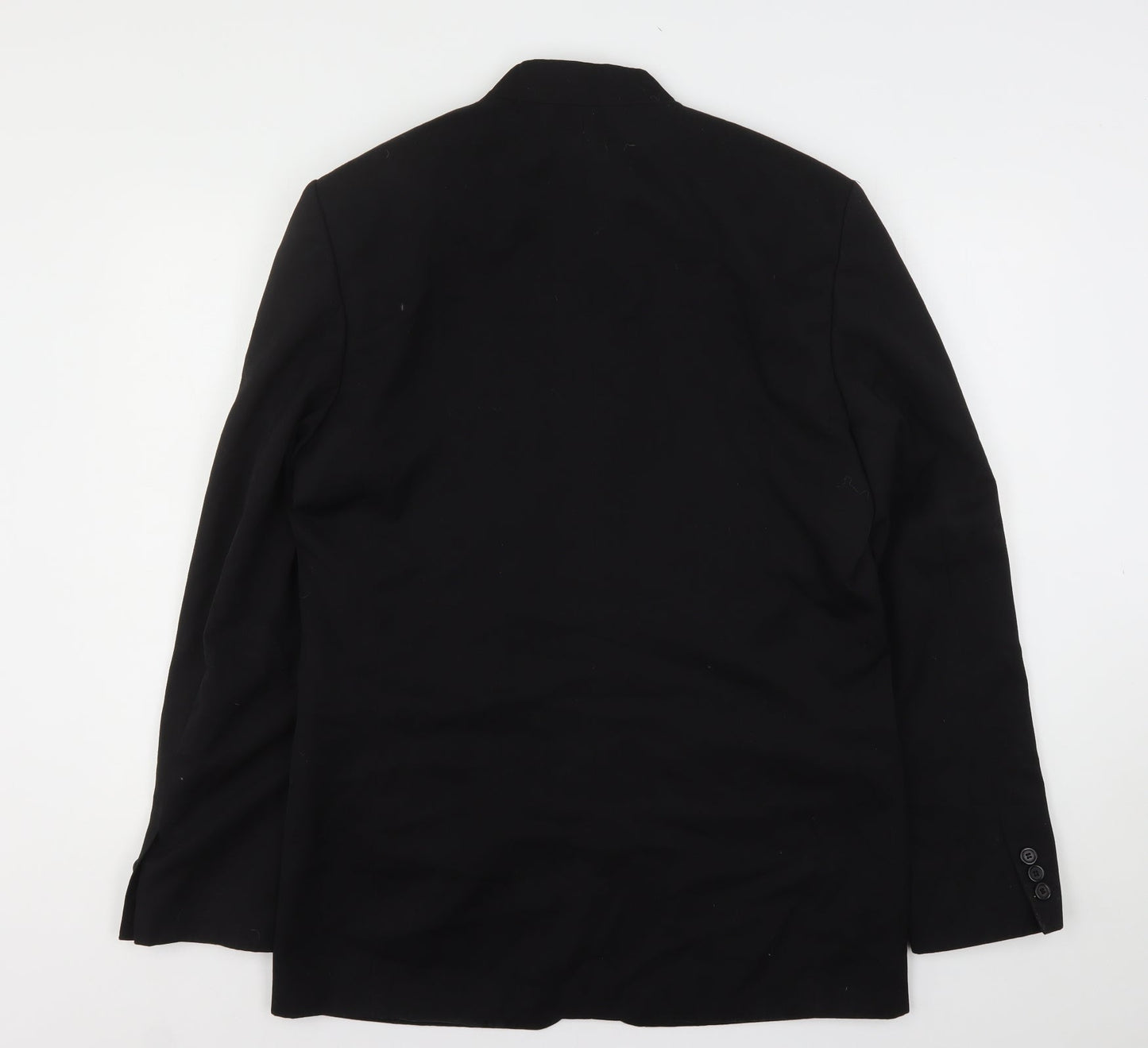 Taylor & Reece Mens Black  Polyester Jacket Suit Jacket