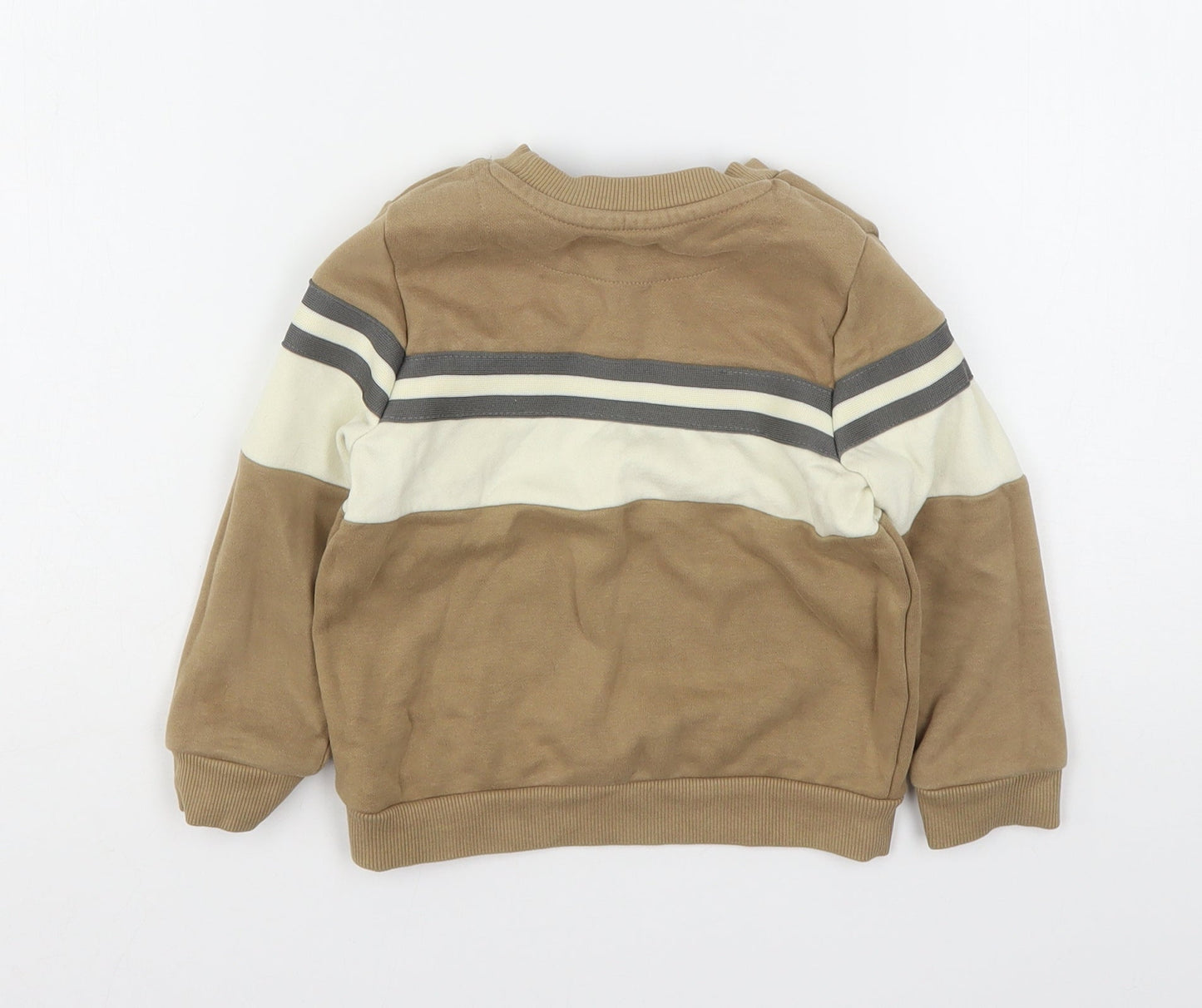 Nutmeg Boys Brown  Cotton Pullover Sweatshirt Size 2-3 Years