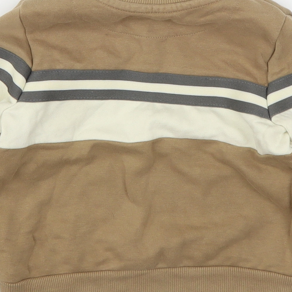 Nutmeg Boys Brown  Cotton Pullover Sweatshirt Size 2-3 Years
