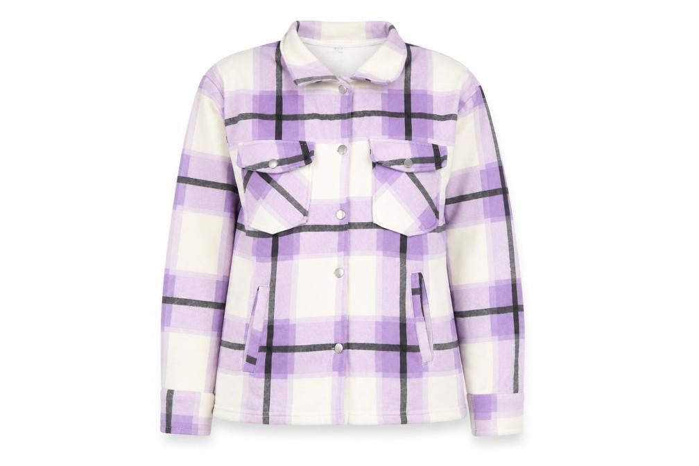 Preworn Womens Ivory Check  Jacket  Size S  Button