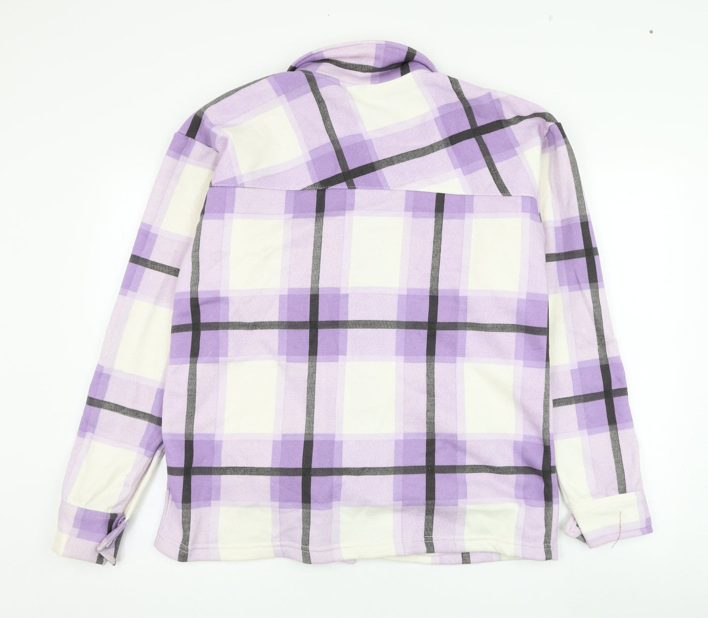 Preworn Womens Ivory Check  Jacket  Size S  Button