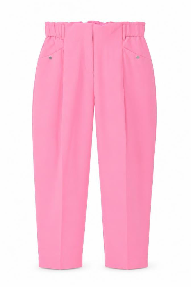 NEXT Womens Pink  Polyester Carrot Trousers Size 29 L26 in Regular Zip