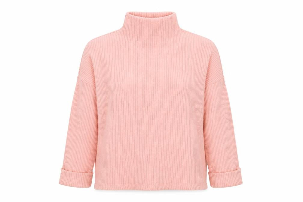 H&M Womens Pink  Viscose Pullover Sweatshirt Size S  Pullover