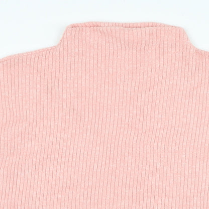 H&M Womens Pink  Viscose Pullover Sweatshirt Size S  Pullover