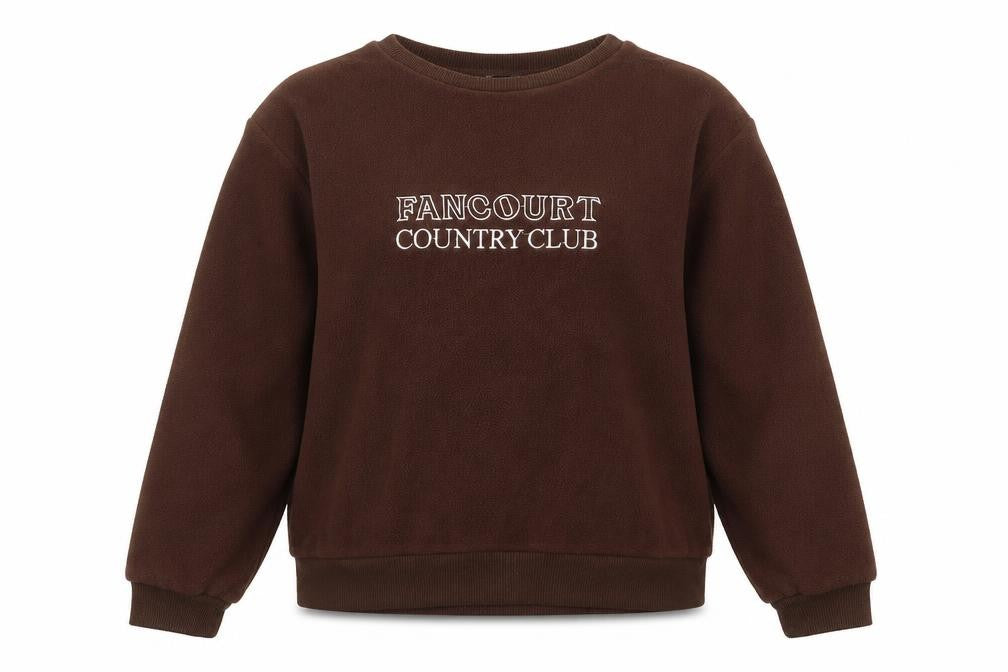 SheIn Womens Brown  Polyester Pullover Sweatshirt Size M