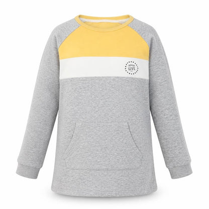 Nutmeg Girls Grey  Cotton Pullover Sweatshirt Size 10-11 Years