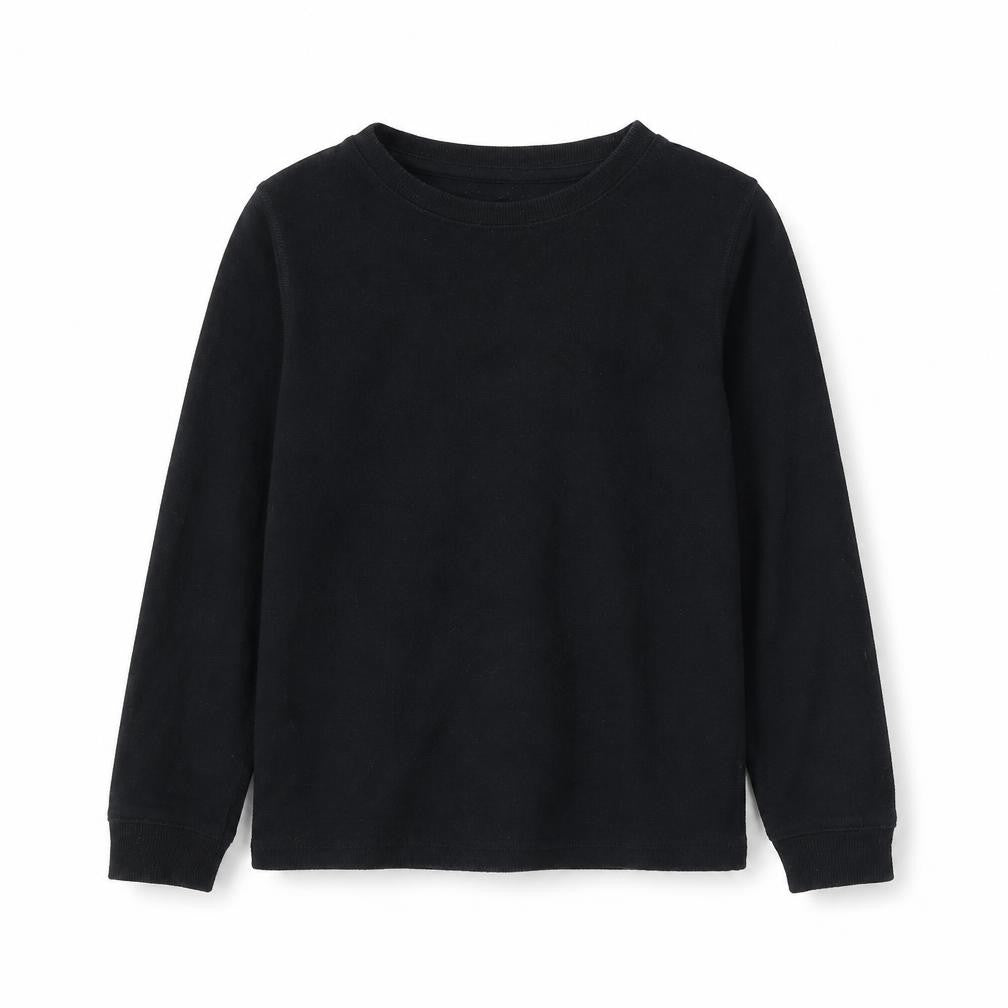 Marks & Spencer Girls Black  Cotton Pullover Sweatshirt Size 7-8 Years