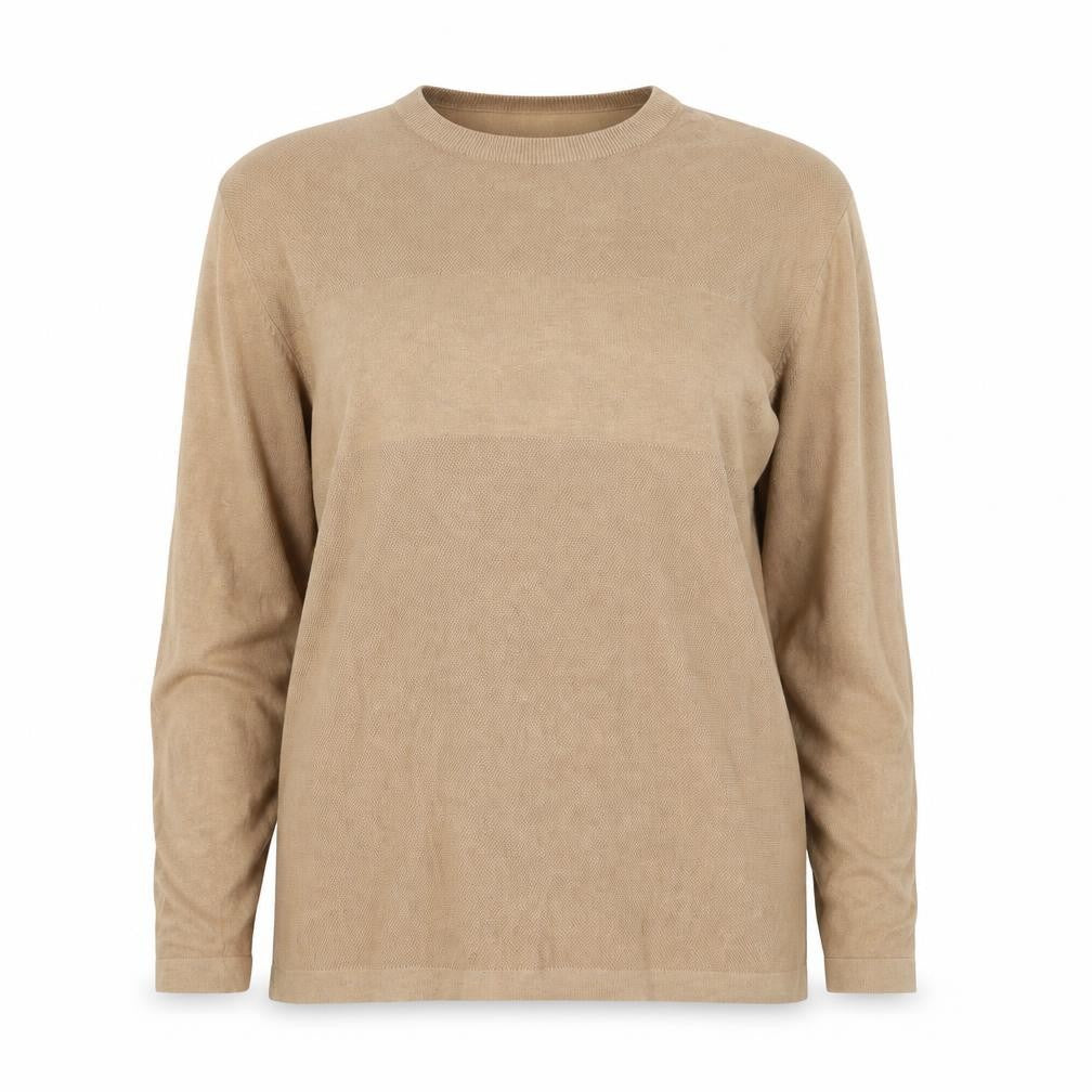 River Island Womens Brown Round Neck  Viscose Pullover Jumper Size XL