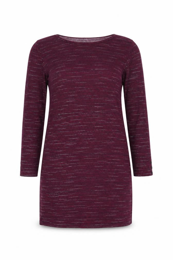 NEXT Womens Purple Geometric Cotton Basic Blouse Size 10 Round Neck
