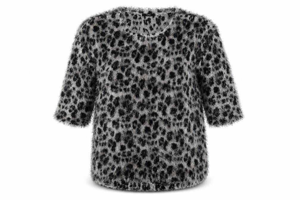 George Womens Multicoloured Round Neck Geometric Polyester Pullover Jumper Size 14