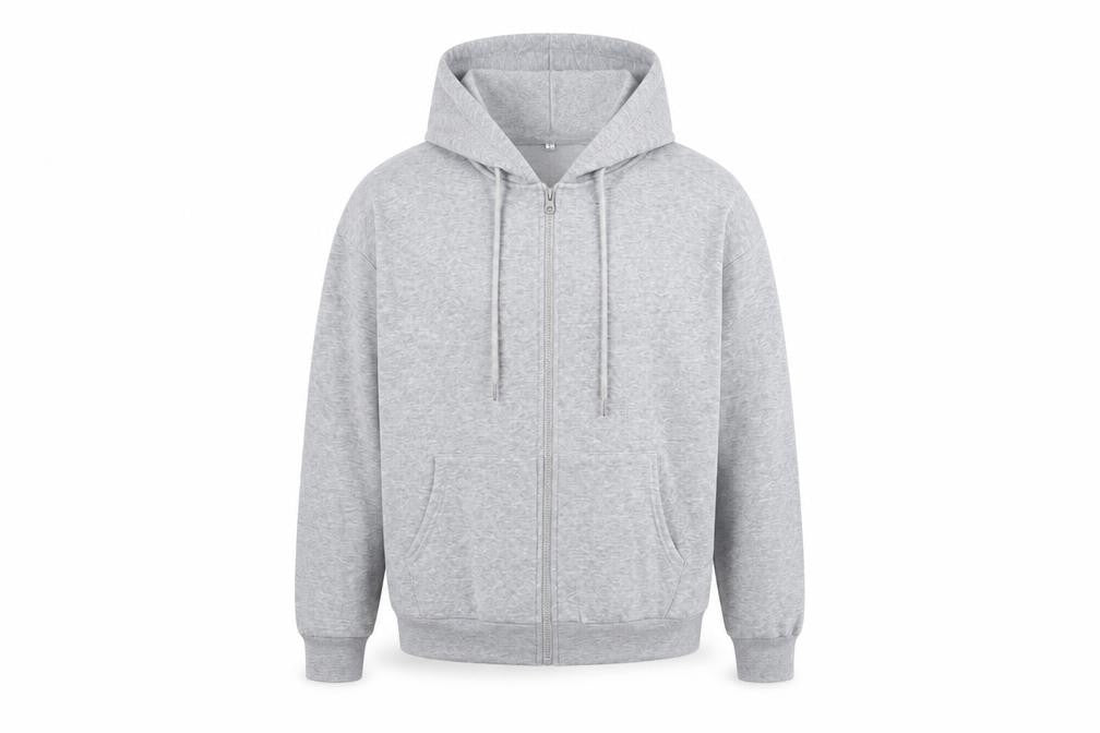 SheIn Womens Grey  Polyester Full Zip Hoodie Size S  Zip