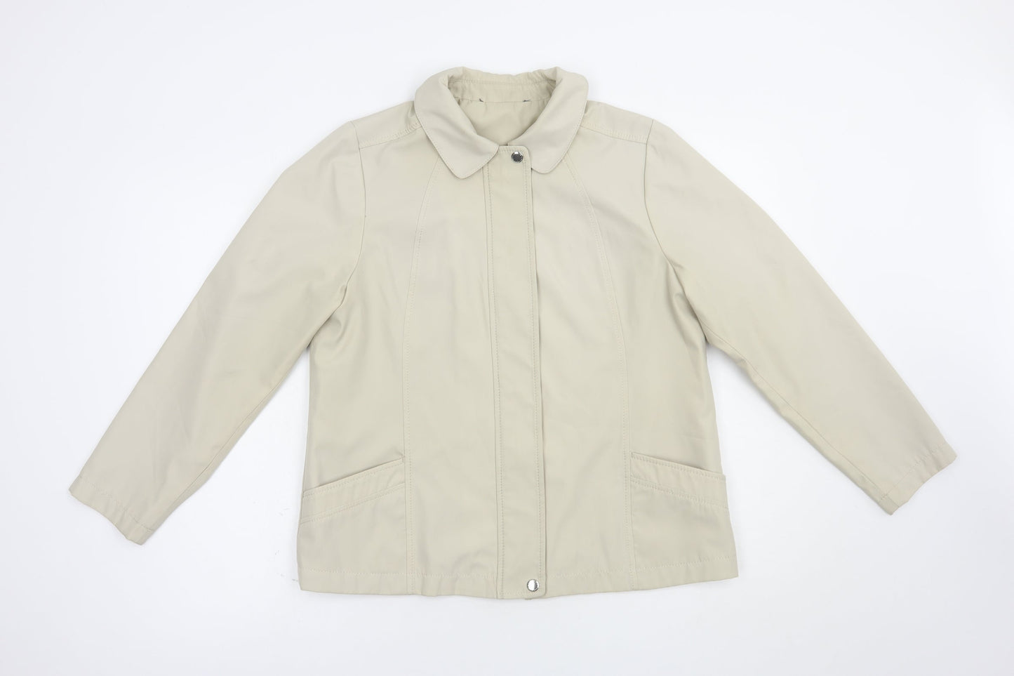 Bonmarché Womens Beige   Jacket  Size S  Zip