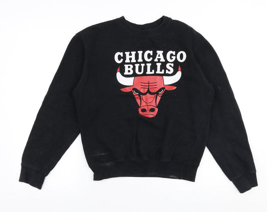 Fanoma Womens Black  Polyester Pullover Sweatshirt Size S  Pullover - Chicago bulls