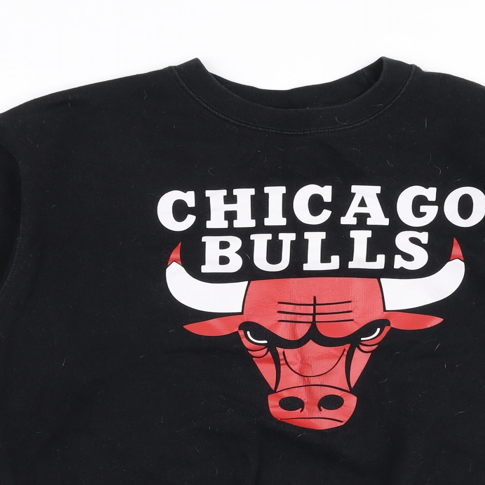 Fanoma Womens Black  Polyester Pullover Sweatshirt Size S  Pullover - Chicago bulls
