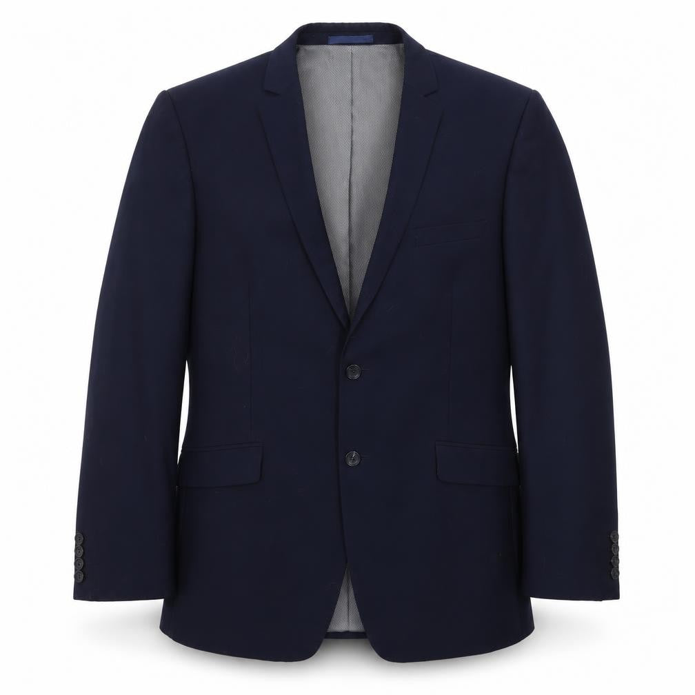 Burton Mens Blue  Polyester Jacket Suit Jacket Size 44