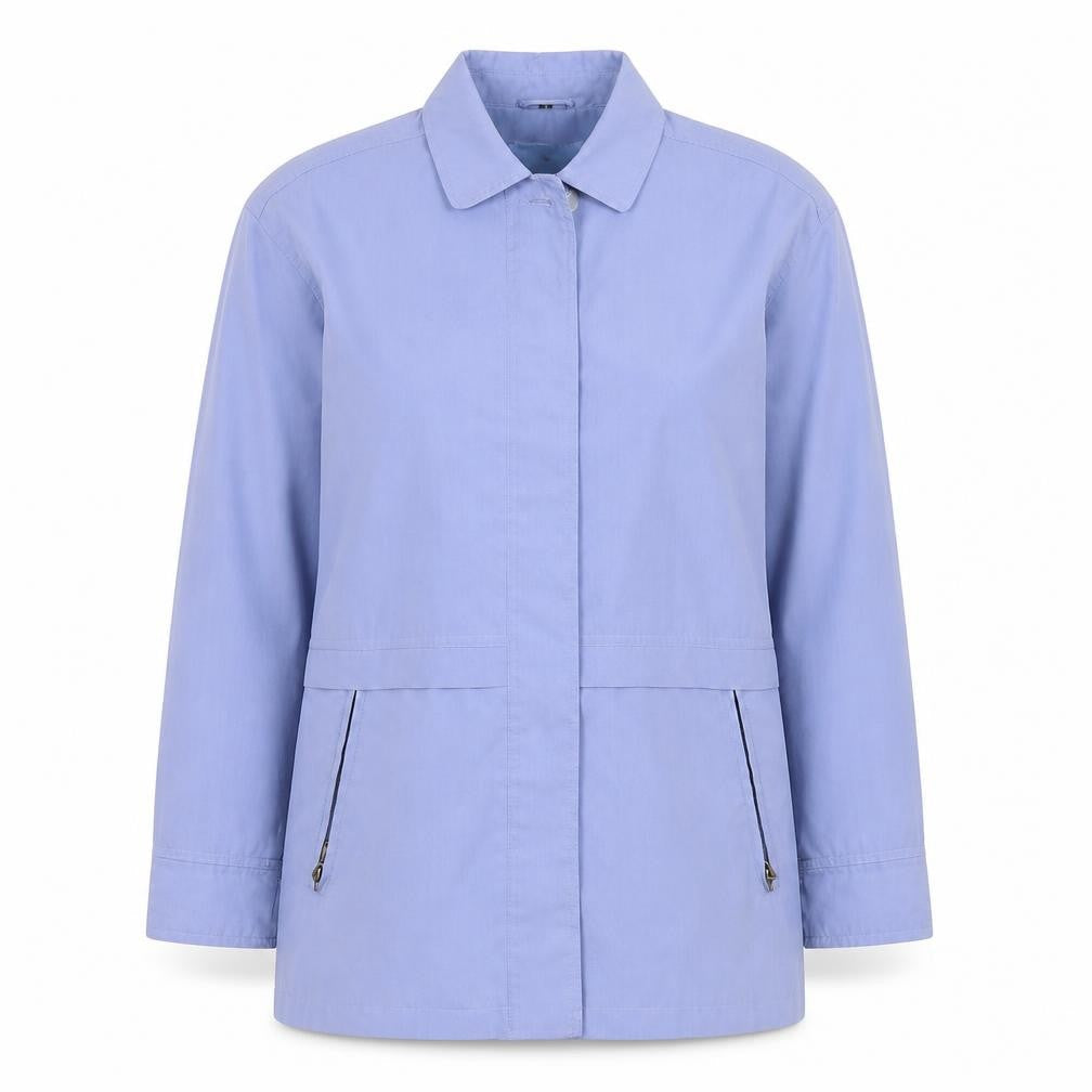 Preworn Womens Blue   Jacket Coat Size 12  Button
