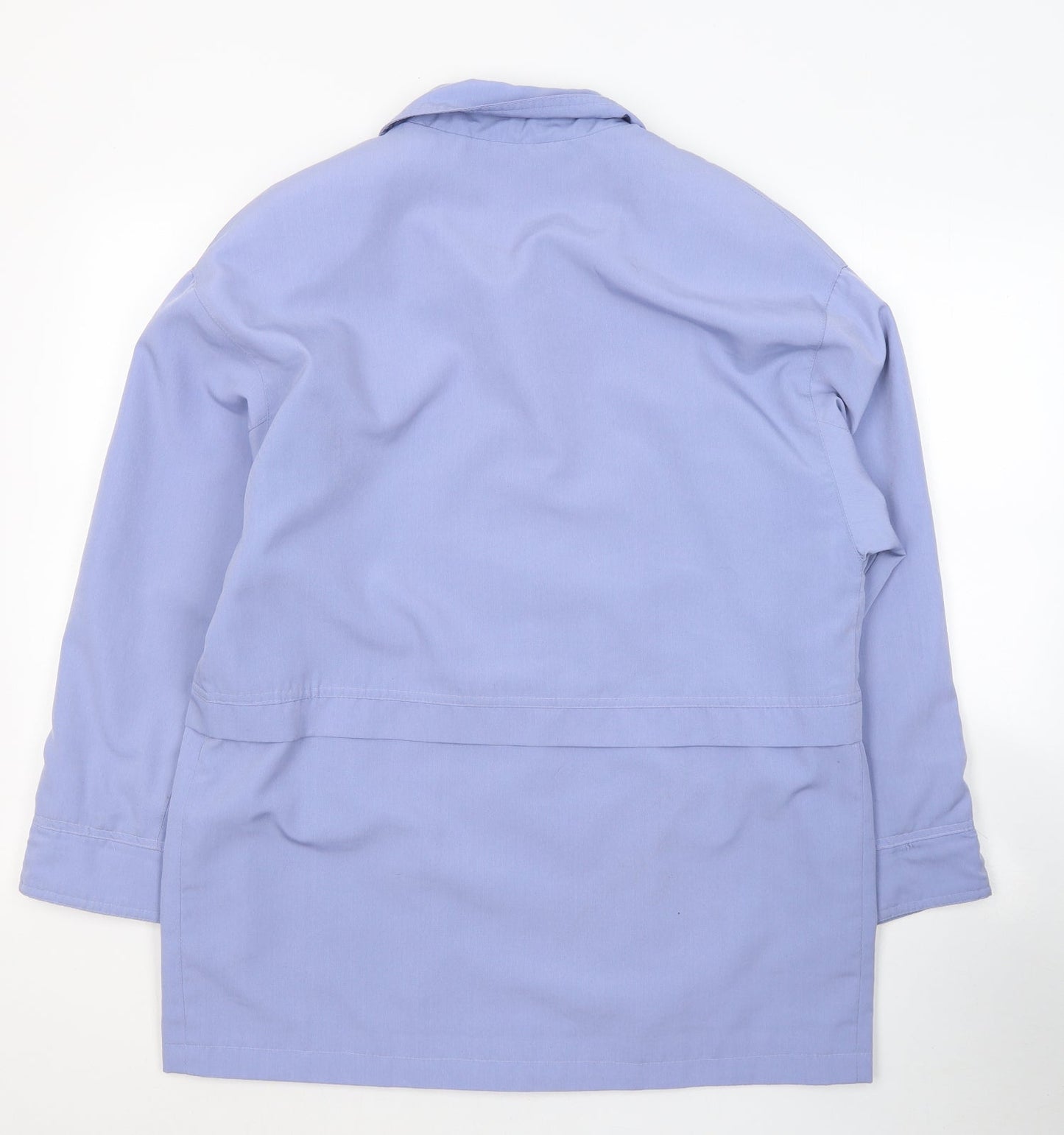Preworn Womens Blue   Jacket Coat Size 12  Button