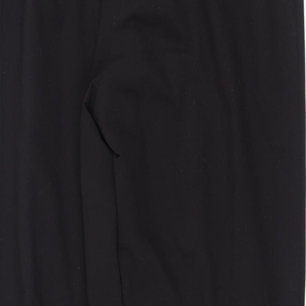 New Look Womens Black  Polyester Trousers  Size 12 L25 in Regular