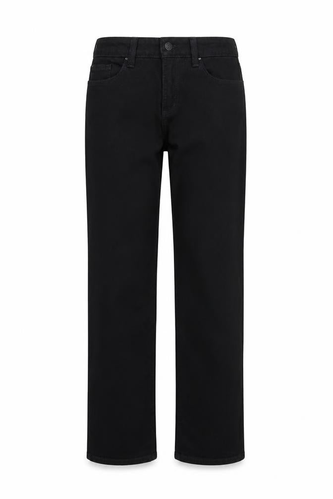 Next Womens Black  Chlorofibre Straight Jeans Size 4 L32 in Regular