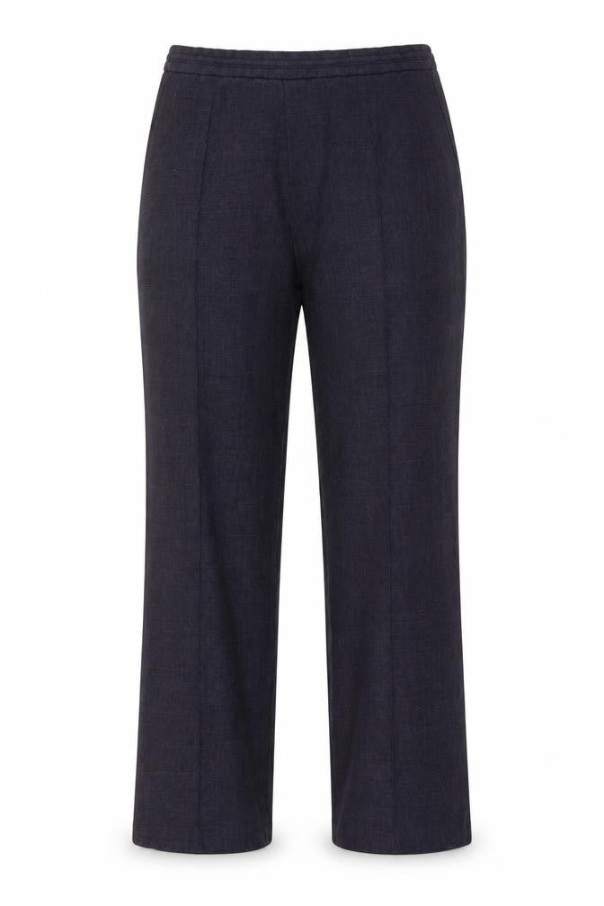 Marks & Spencer Womens Blue  Polyester Trousers  Size 4 L26 in Regular