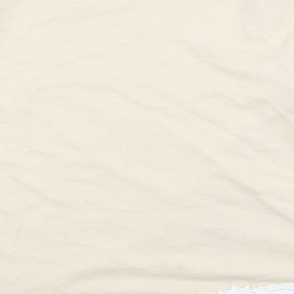 Gap Womens Beige  Cotton Pullover Sweatshirt Size S