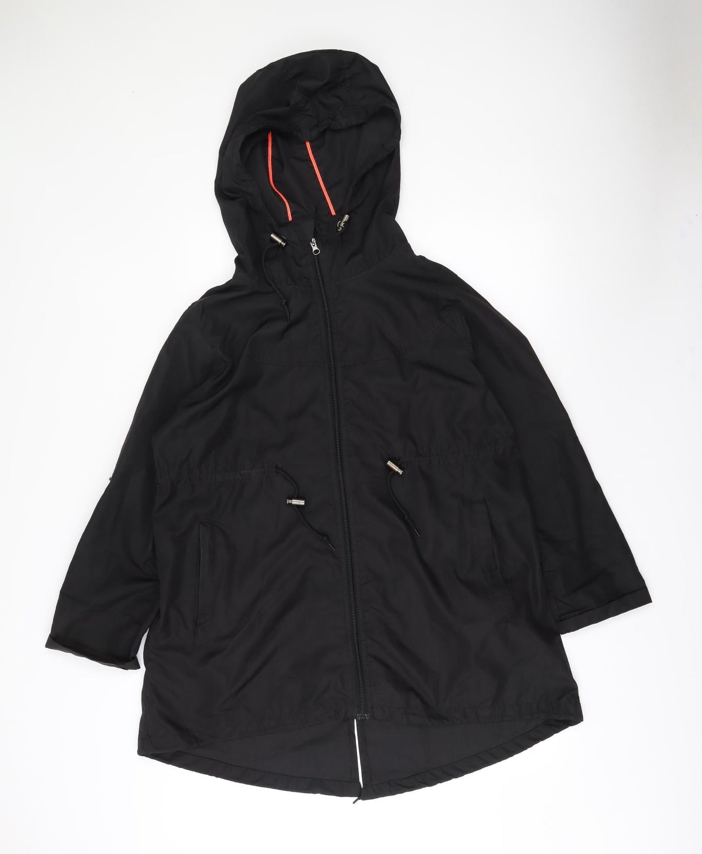 Denim & Co. Womens Black   Jacket  Size M  Zip