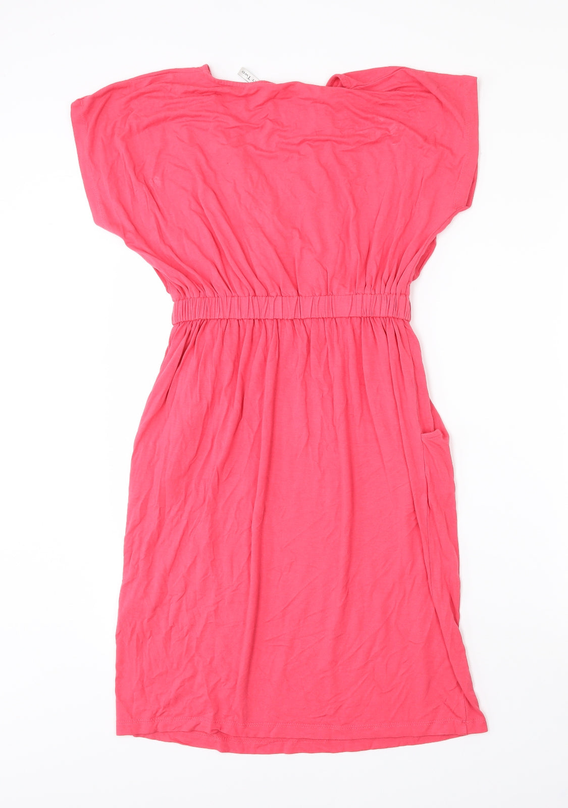 Part Two Womens Pink  Viscose Wrap Dress  Size XS  V-Neck