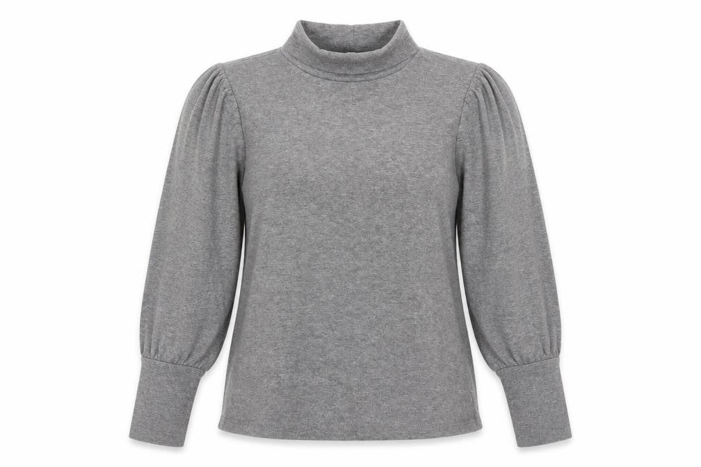 Warehouse Womens Grey Roll Neck  Viscose Pullover Jumper Size 12