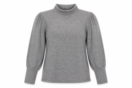 Warehouse Womens Grey Roll Neck  Viscose Pullover Jumper Size 12