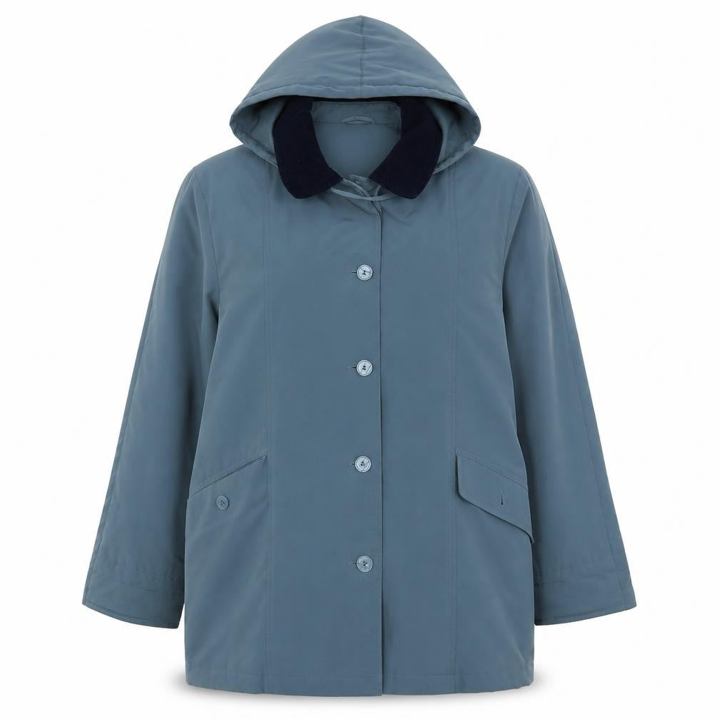 EWM Womens Green   Overcoat Coat Size 16